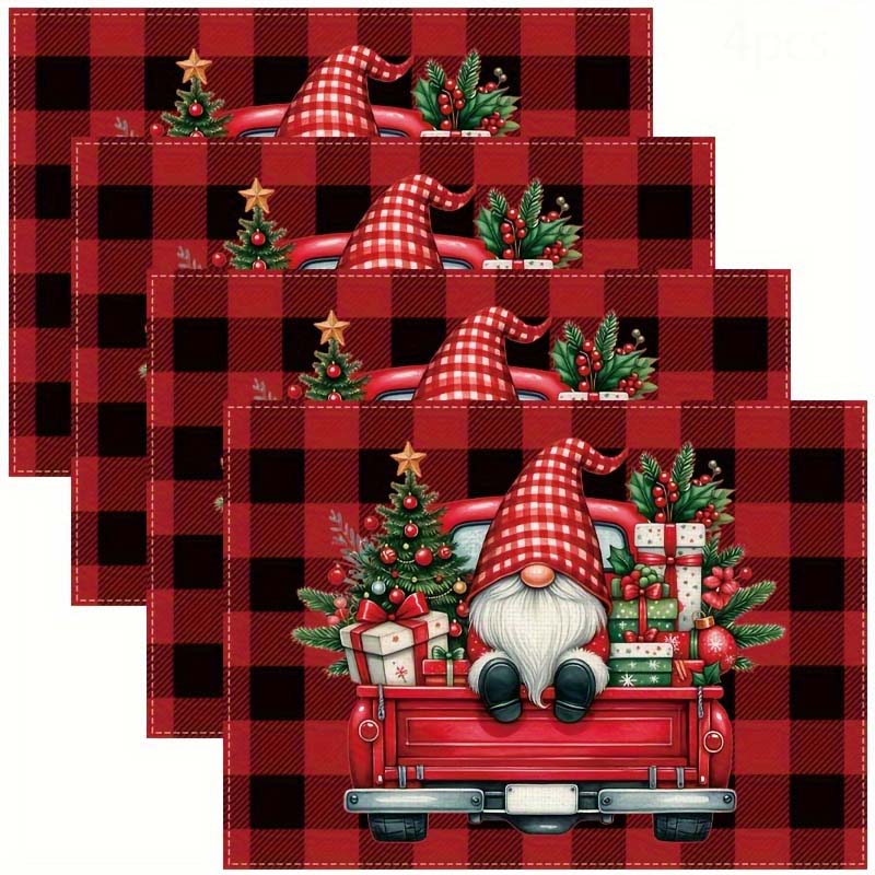 Red Christmas Tree Snowflake P - Family Tree Print 评论和价格