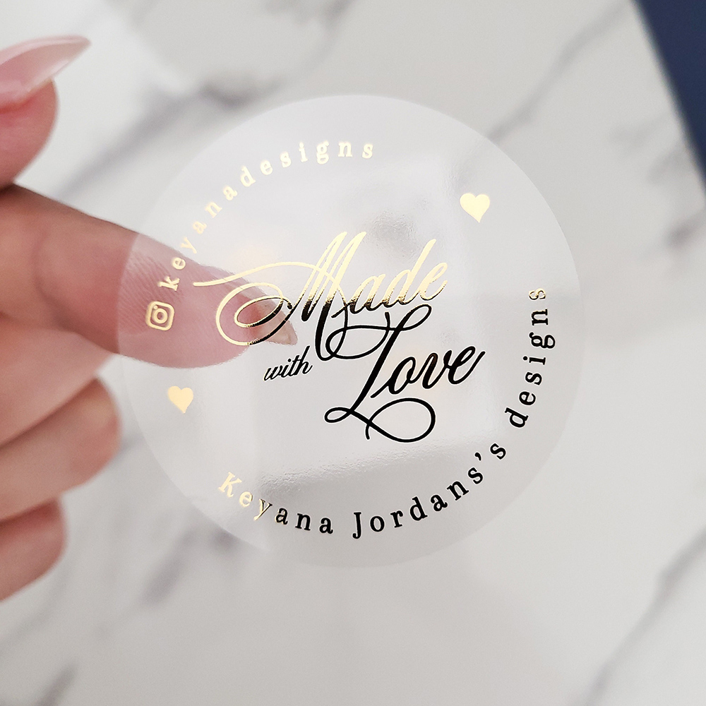 Custom 50pcs Round Gold Foil C - Personalised Candle Label 评论和价格