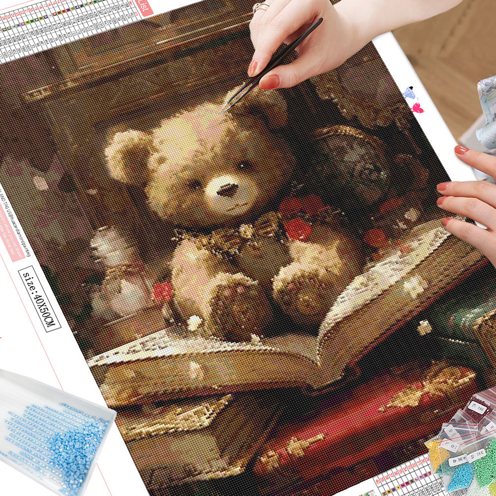 Frameless, Cartoon Diamond Pai - Photo Mosaic Print 评论和价格