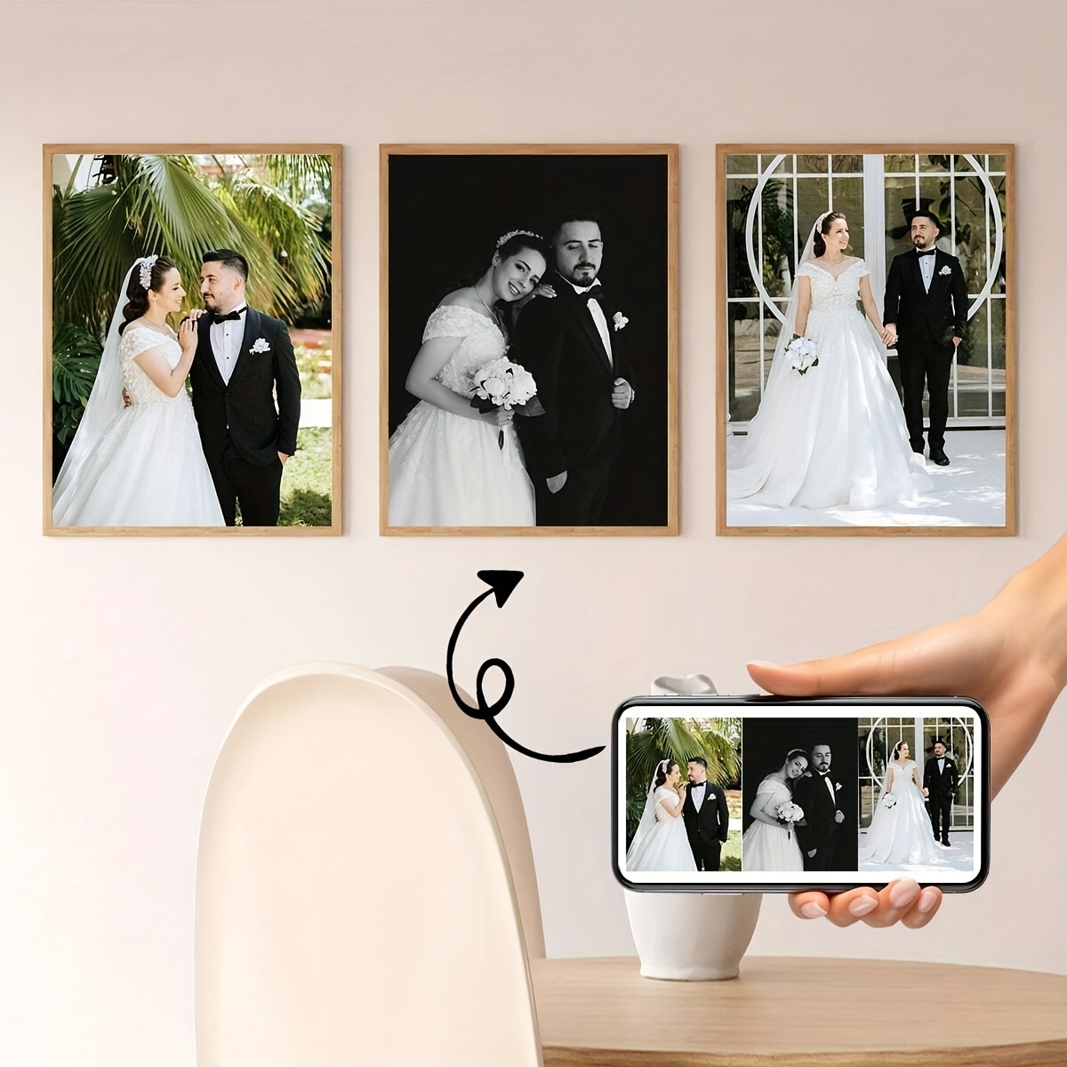 3pcs/set Custom Square Canvas  - Pet Portrait Custom 评论和价格