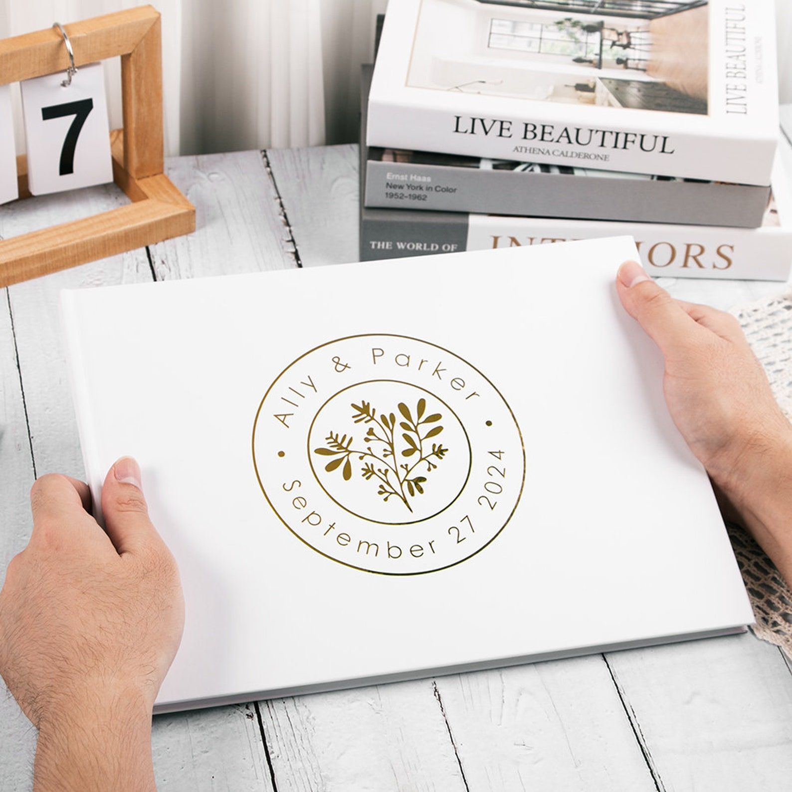 Custom Wedding Guestbook Perso - Custom Photo Book 评论和价格